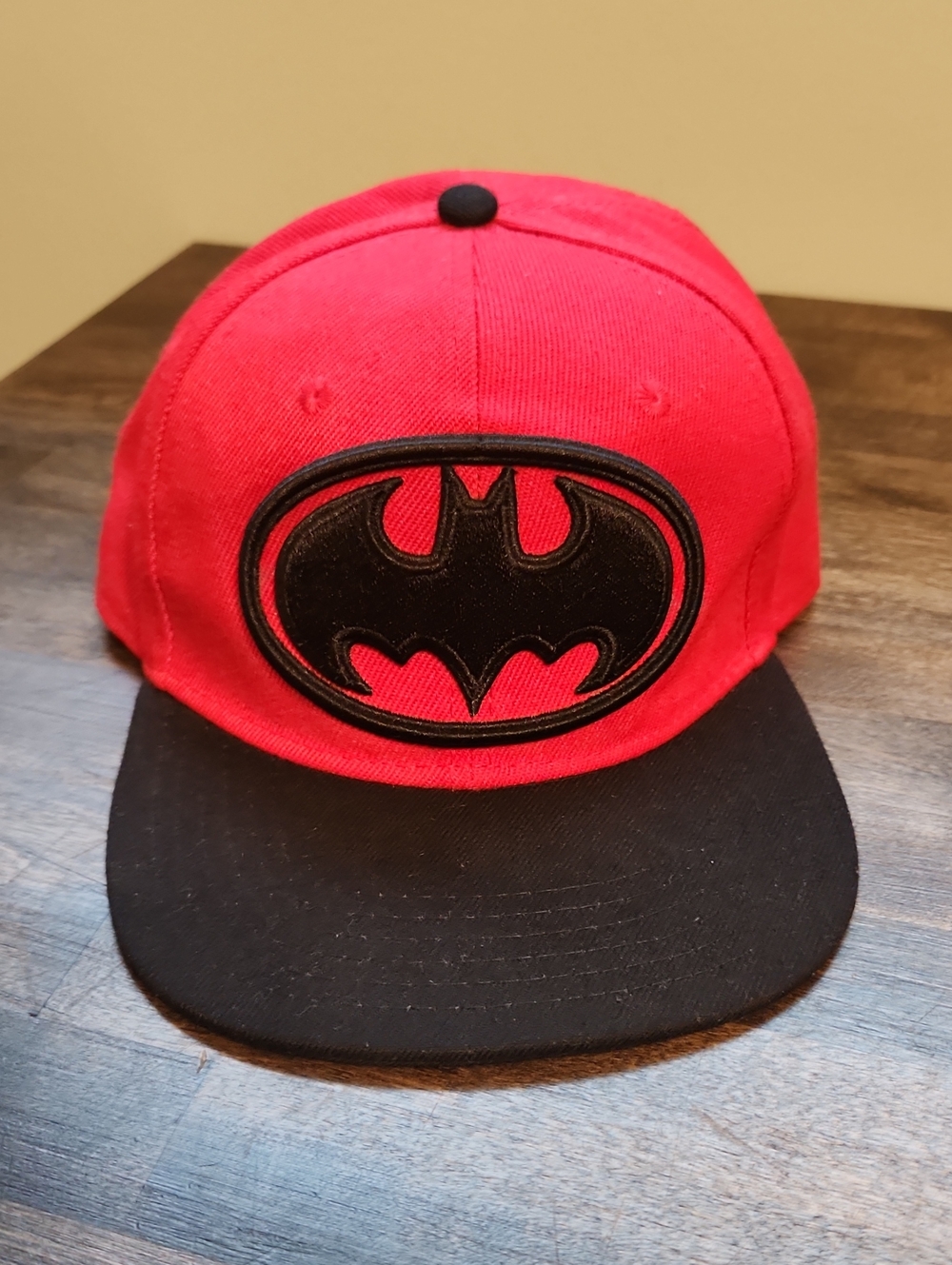 DC Comics Batman Logo Snapback Flat Brim Hat